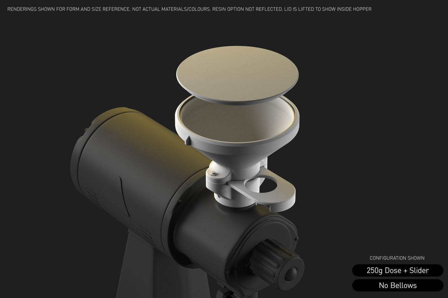 Single Dose Hopper & Bellows For Mahlkonig EK43