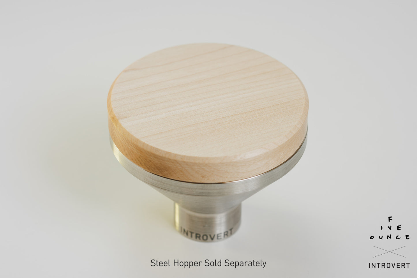 Wooden Cap For Wide Steel Hopper For Zerno Z1