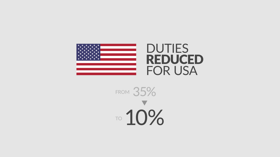 Duties For USA Orders Reduced