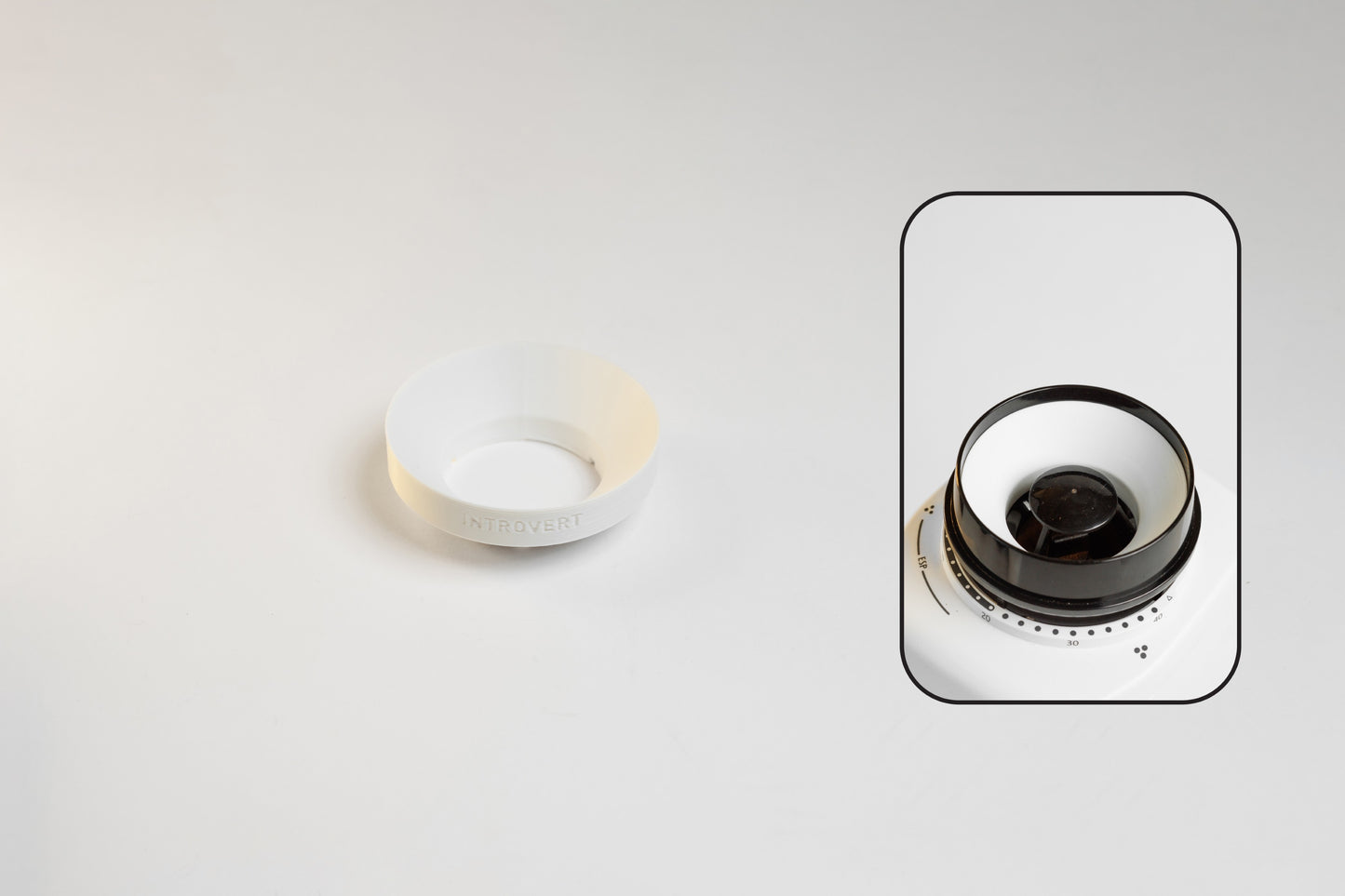 Bellows Adapter Kit For Baratza Single Dose Hoppers For Conical and Flat Burr Grinders