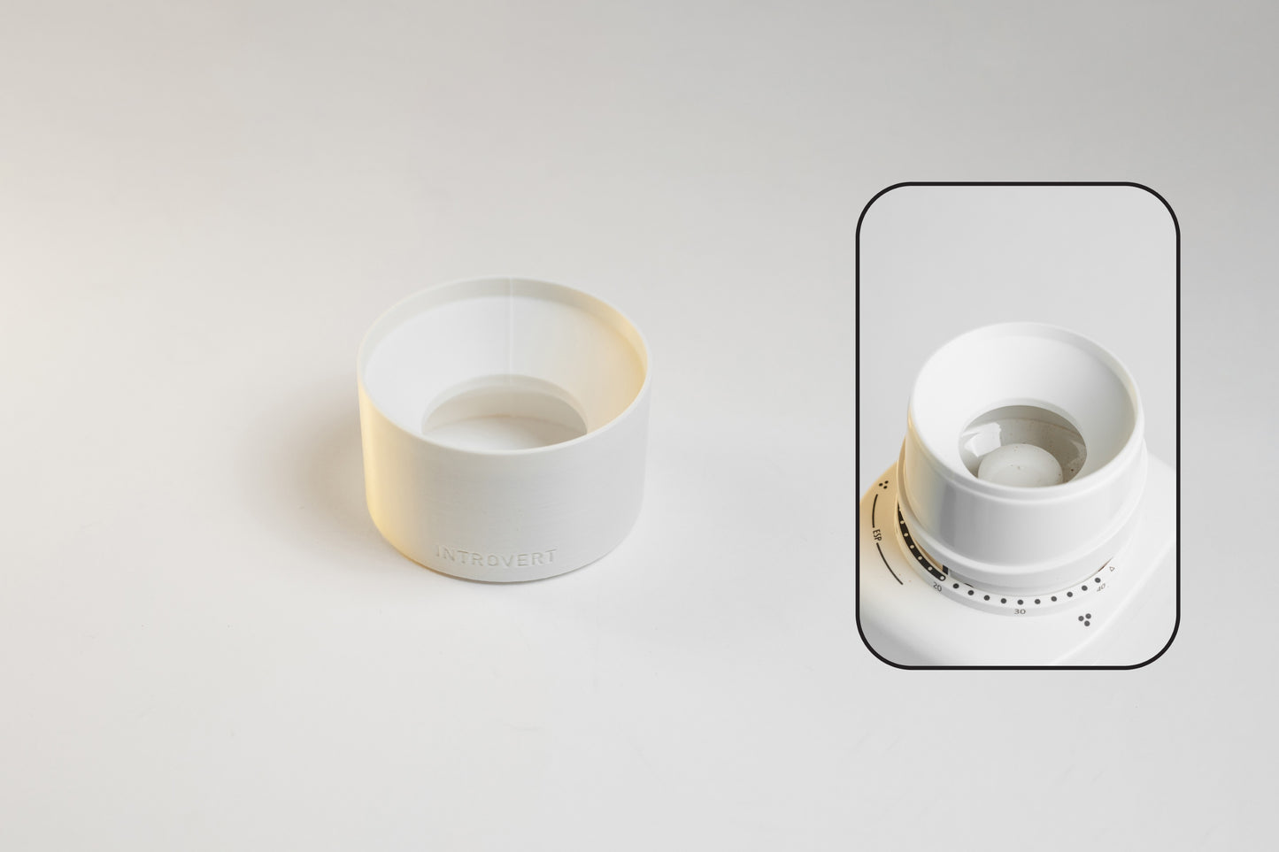Bellows Adapter Kit For Baratza Single Dose Hoppers For Conical and Flat Burr Grinders