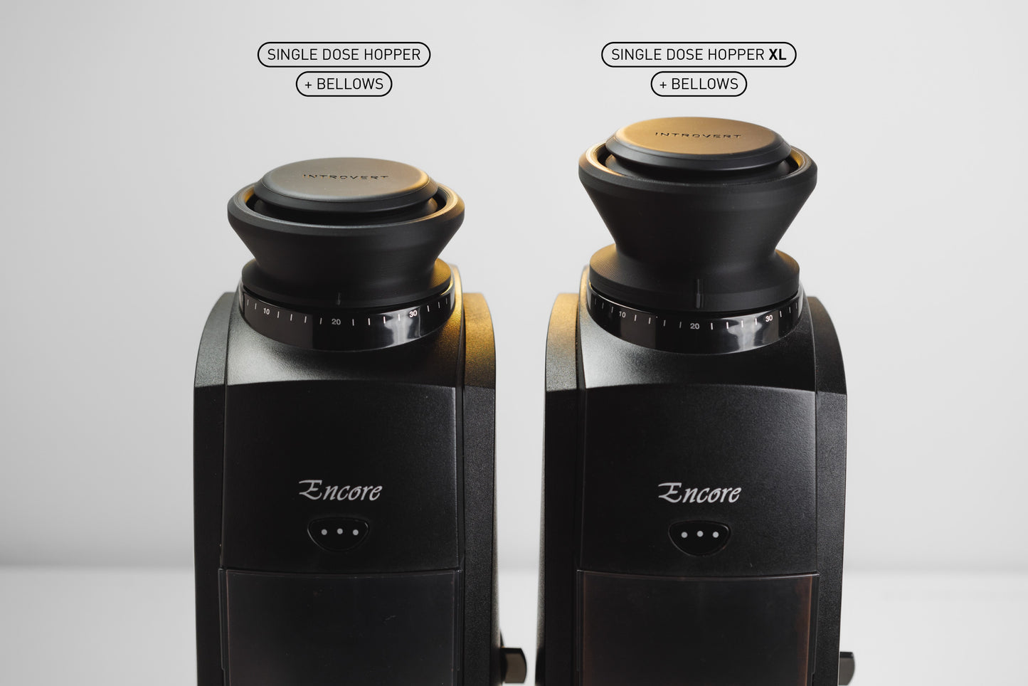 Baratza Encore / ESP Single Dose Hopper & Bellows Combo