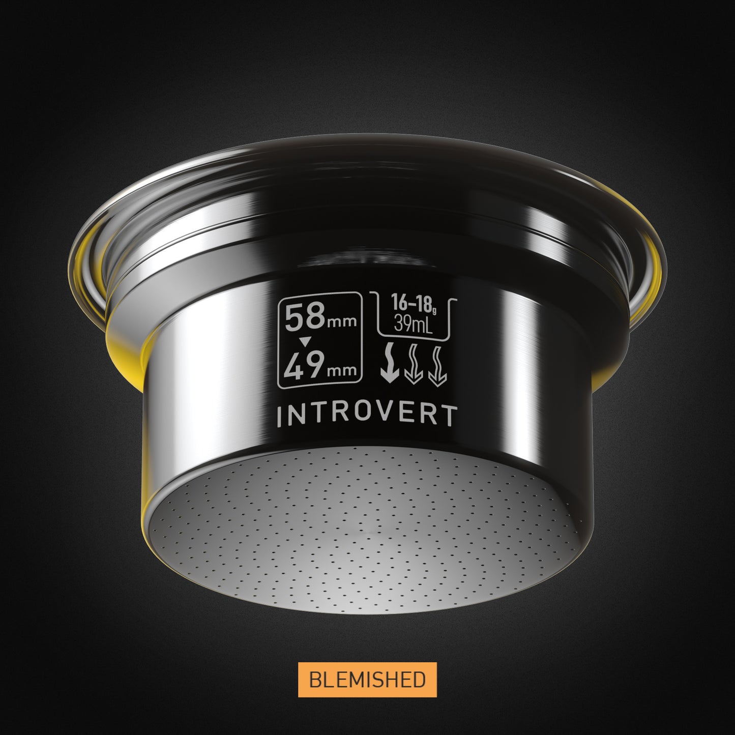 58mm-49mm Stepdown Espresso Basket