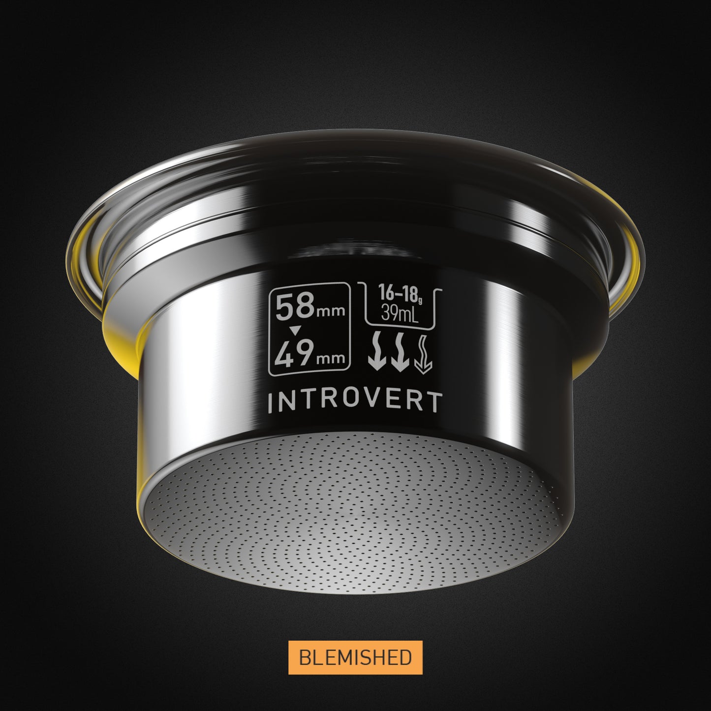 58mm-49mm Stepdown Espresso Basket