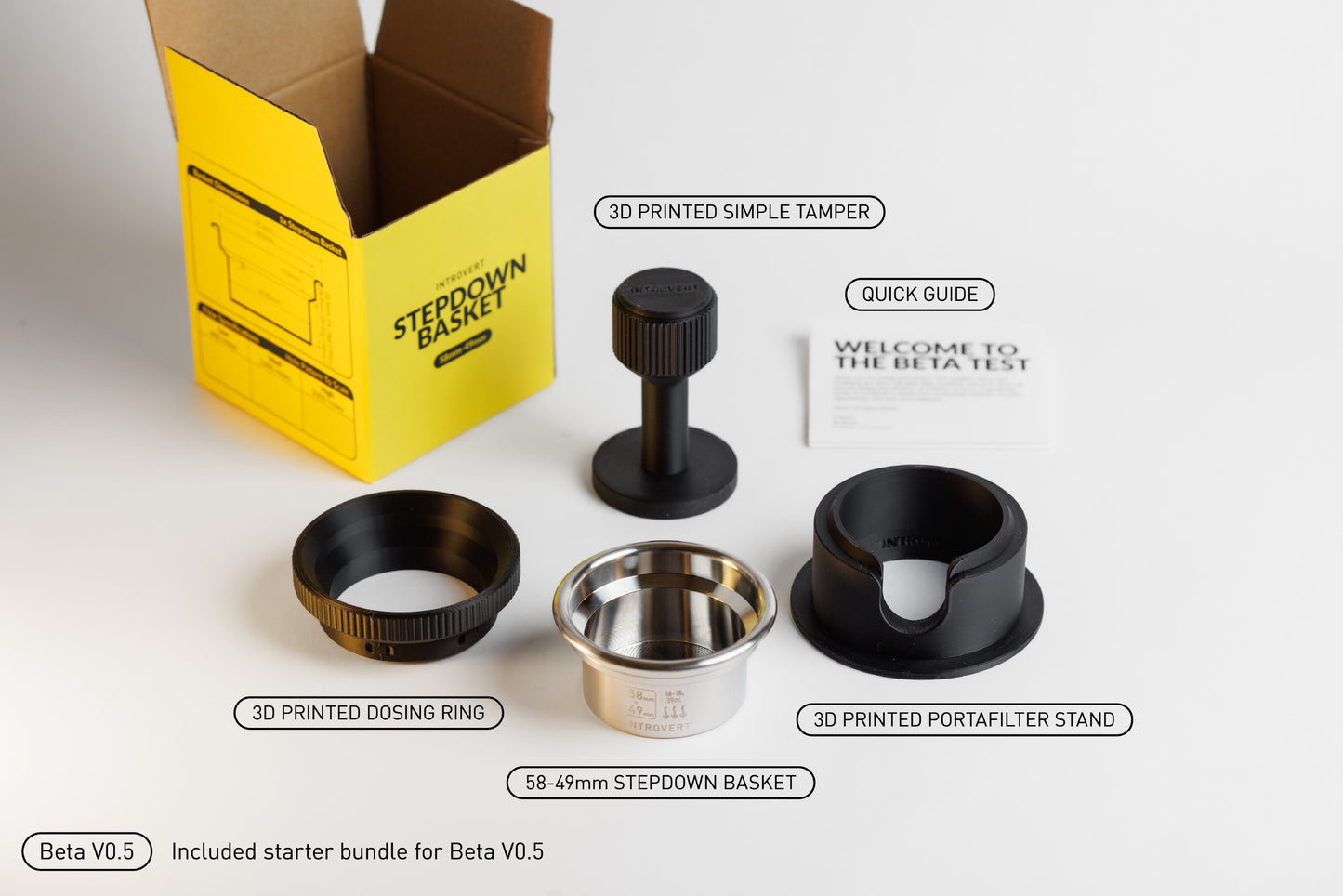 58mm-49mm Stepdown Espresso Basket