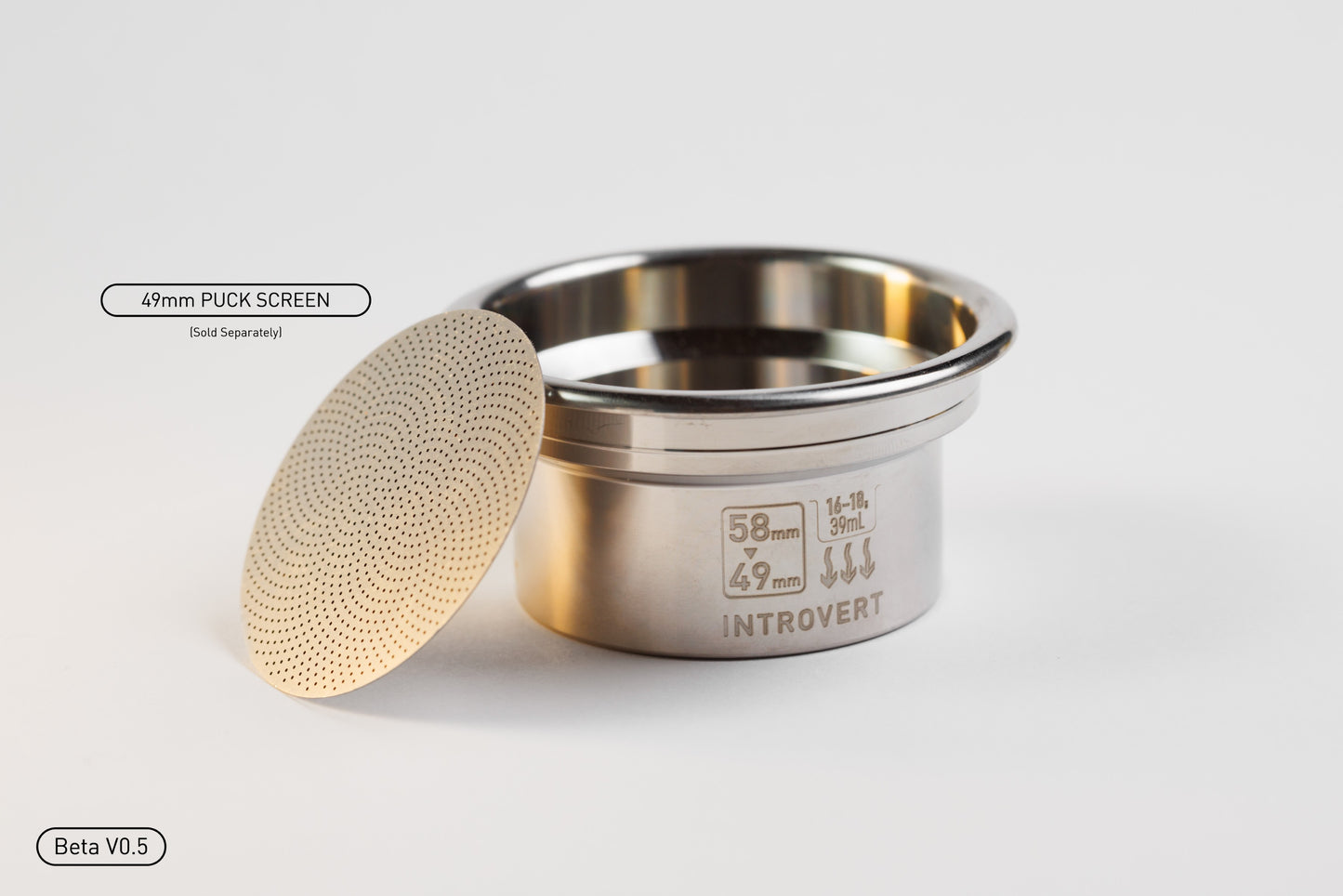 58mm-49mm Stepdown Espresso Basket