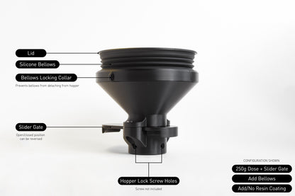 Single Dose Hopper & Bellows For Mahlkonig EK43