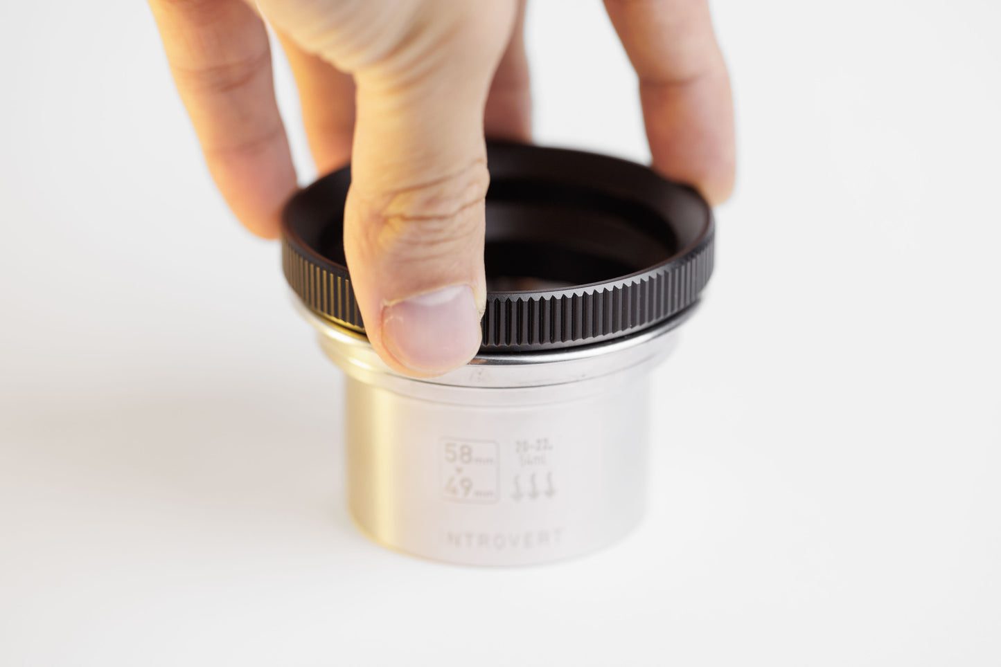 Stepdown Dosing Ring - Anodized Aluminum
