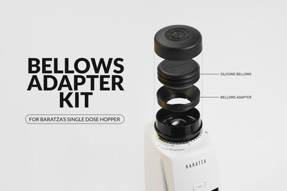 Bellows Adapter Kit For Baratza Single Dose Hoppers For Conical and Flat Burr Grinders