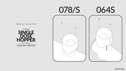 Replacement Screws For INTROVERT Hopper For Timemore Sculptor 078S & 064S